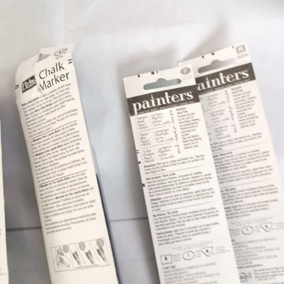 Elmer's Painters 5-Pack Opaque Paint Markers + 1 Marvy Bistro Chalk Marker New - Picture 2 of 11